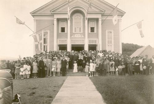 50ième anniversaire de mariage de Delphis Mongeau et de Georgianna Lemieux le 6 juillet 1946
